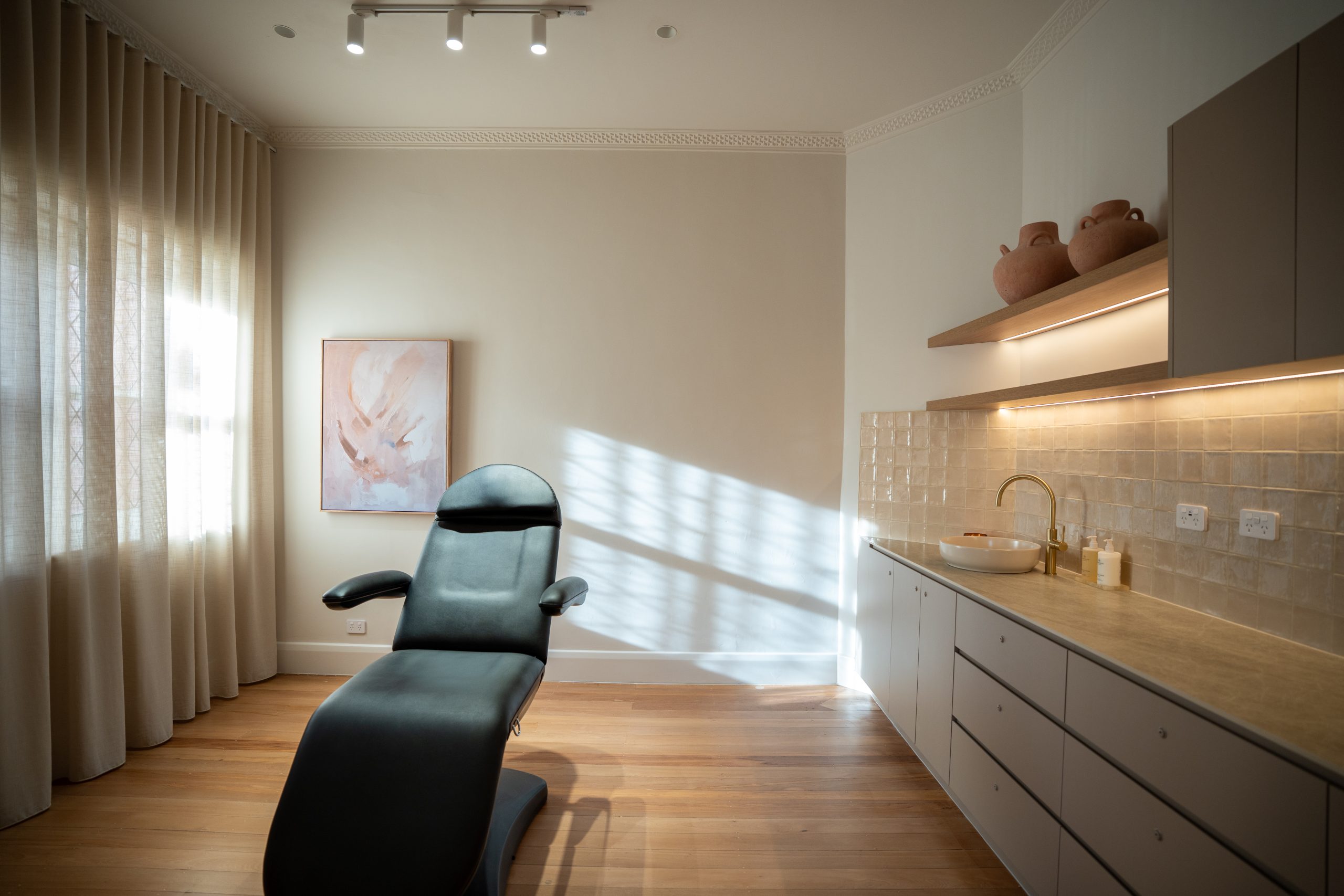 Skin aesthetic studio Bendigo interior design service